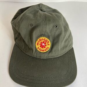 Olive Green Cap with Yin Yang Patch